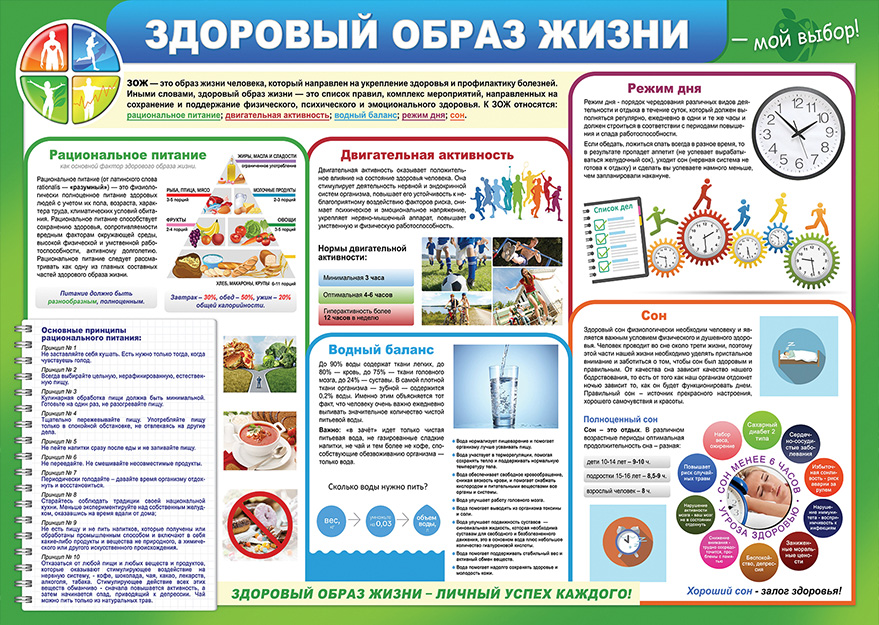 Стенд - Здоровый образ жизни